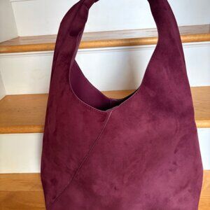 Banana Republic Factory Vegan Suede Leather Slouchy Tote